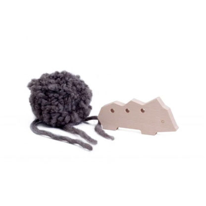 Hary, jeu de pompon pour adoucir un hérisson en bois | LES JOUETS LIBRES – Image 5