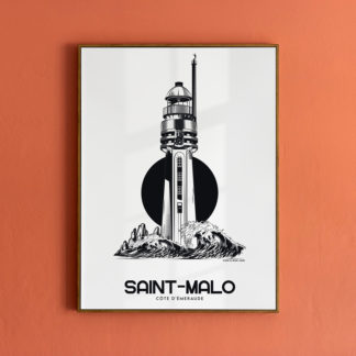 Affiche  30x40cm | Phare du Grand-Jardin | GRAPHICA NISSARDA