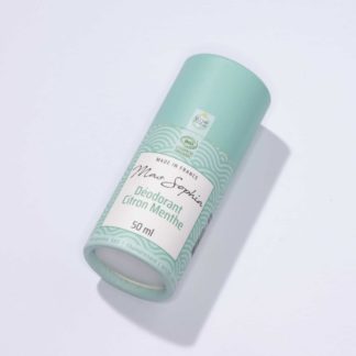 Déodorant Bio Citron Menthe 50ml | Mas Sophia : prenez soin de vos aisselles naturellement