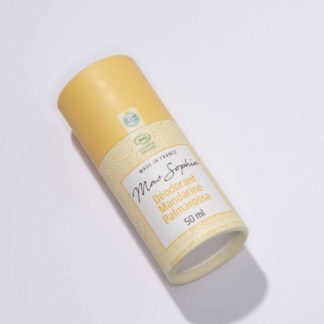 Déodorant Bio Mandarine Palmarossa 50ml | Mas Sophia : prenez soin de vos aisselles naturellement