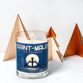Bougie parfumée monoï 100% naturelle, Saint-Malo  | Choubidoux