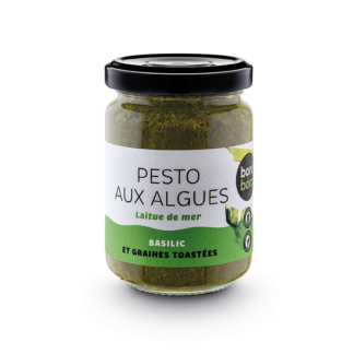 Pesto aux algues laitue de mer et basilic | Gourmand et bio chez Bord À Bord