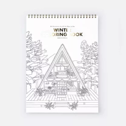 Livre de Coloriage pour Adultes - Édition Hiver - Détente Artistique et Créative |  All The Ways To Say