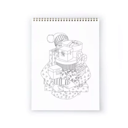 Livre de Coloriage pour Adultes - Édition Hiver - Détente Artistique et Créative |  All The Ways To Say – Image 3