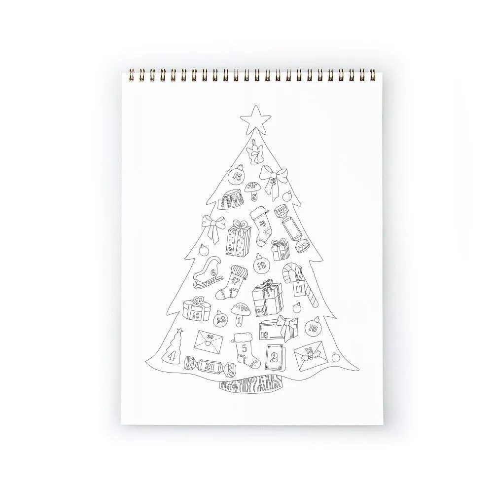 Livre de Coloriage pour Adultes - Édition Hiver - Détente Artistique et Créative | All The Ways To Say – Image 4