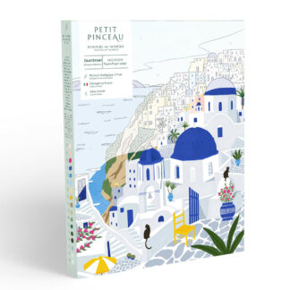 Coffret Peinture au Numéro "Santorini" par Maja Tomljanovic | La Petite Épicerie